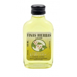 Licor de Finas Hierbas 100 ML, Petaca Cristal