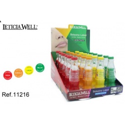 Protector labial hidratante, botella de cola