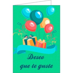Tarjeta de felicitación Deseo que te guste