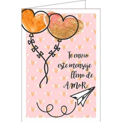 Tarjeta de felicitación Mensaje de amor