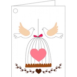 Tarjetas libro personalizadas para boda