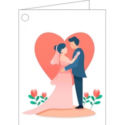 Tarjetas libro personalizadas para boda