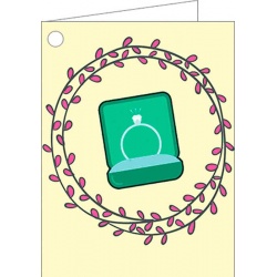 Tarjetas libro personalizadas para boda