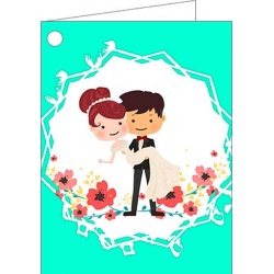 Tarjetas libro personalizadas para boda