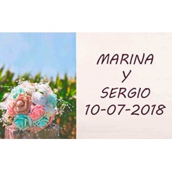 Tarjetas personalizables para regalos de boda