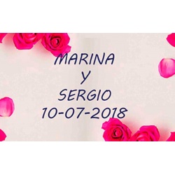Tarjetas personalizables para regalos de boda