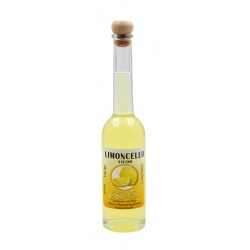 Botellita de licor Limoncello 100 ml, modelo Sorgente