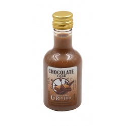 Botelllita de Licor de Chocolate, 50 ml modelo Alba de plástico