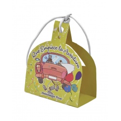 Ambientador para coche con olor a fresa, en bote de cristal 8 ml