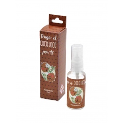 Ambientador con olor a coco, en bote de plástico 30 ml, regalo de boda