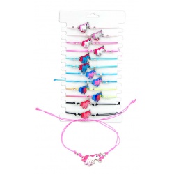 SET 12 PULSERAS UNICORNIO SURT.
