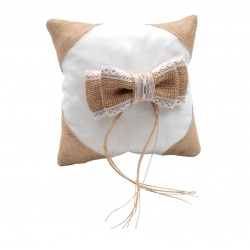 COJIN YUTE Y LAZO RÚSTICO