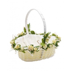CESTA FLORAL PARA ANILLOS