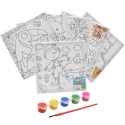 CANVAS + PINTURAS 24X24 (MIN.6) REF: 27019