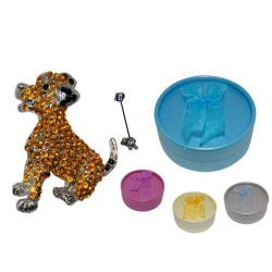 BROCHE DECOR PERRITO + CAJA CARTON (8515)