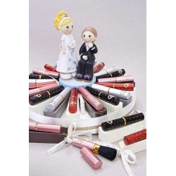 Brocha maquillaje en cono surtido