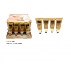 Maquillaje fluido en varios tonos