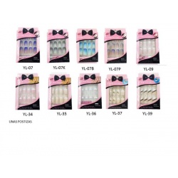 Uñas postizas surtidas