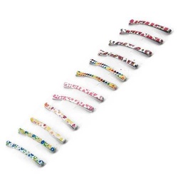 Pasador estampado estrecho set 12 unidades Pasador estampado estrecho set 12 unidades