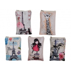 BOLSO MULTIUSOS CON CREMALLERA DIBUJOS-CIUDADES