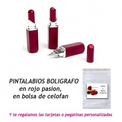 Bolígrafo Pintalabios,  regalo de Boda en Outlet