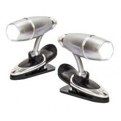 LINTERNA PINZA COLOR PLATA