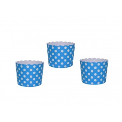 MOLDE DE CARTON AZUL DECORADO (24 Unds.)