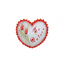 TARTA 1 BASE CORAZON OBLEA PINTADA (220 Gr.)