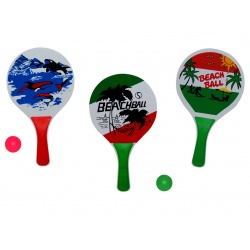 PALA DE PLAYA CON PELOTA