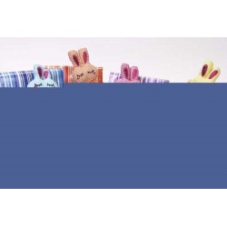 Conejito toalla mas caja surtida