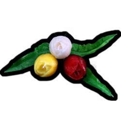 VELAS FLOR TULIPÁN MINI SURTIDA (precio unidad)