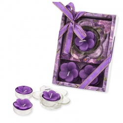 CAJA VELAS MORADA.