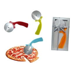 CORTA PIZZAS CON CAJA DE CARTON