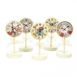 Portafotos surtidos con reloj pintado