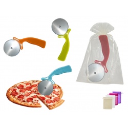 CORTA PIZZAS + BOLSA TULL LISA (8944)