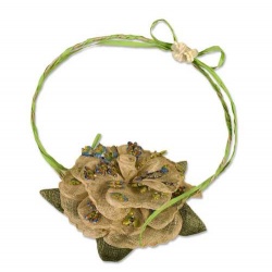 CESTA FLOR DECORADA A ELEGIR COLOR