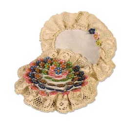 CONCHA GRANDE ENCAJE RUSTICO (alfileres no incluidos)