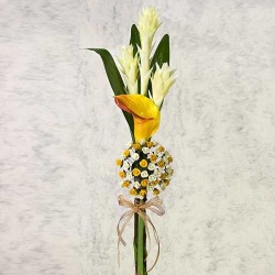 Ramo Lirio Naranja (alfileres no incluidos)