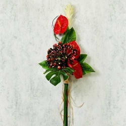 Ramo Anthilium (alfileres no incluidos)