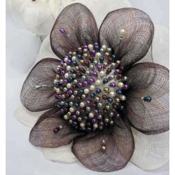 Bouquet Margarita de Novia Burdeos-Beige