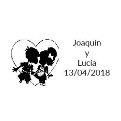 pegatina original invitados para boda