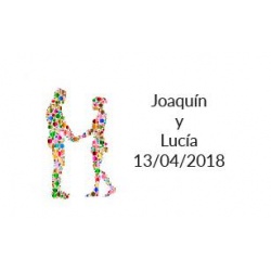 pegatinas invitados boda original