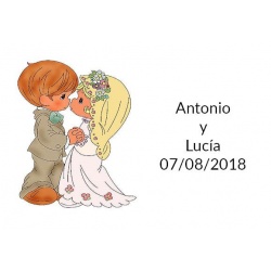 pegatinas original invitado para boda batatas