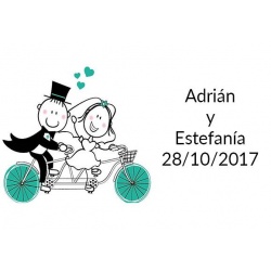 pegatinas original invitado para boda batatas