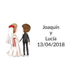 pegatinas original invitado para boda batatas