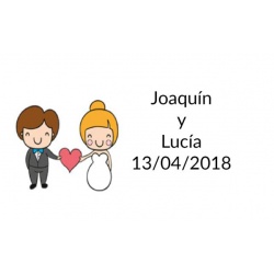 pegatinas baratas invitado boda