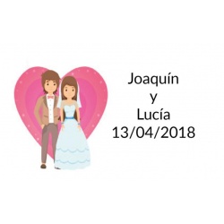 pegatinas bodas original