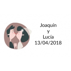 pegatina bodas original