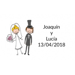 pegatinas bodas original