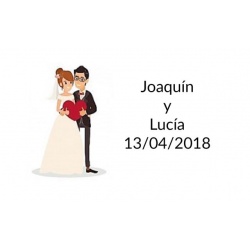 pegatinas originales bodas